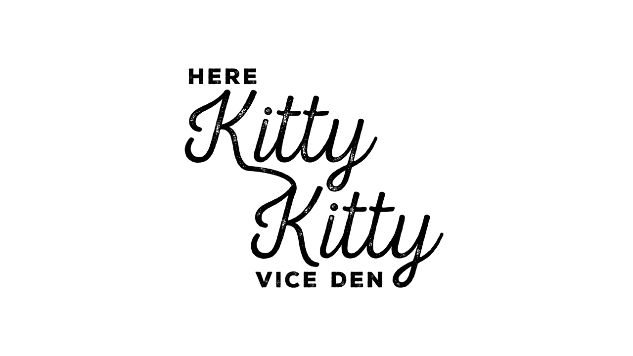 Here Kitty Kitty Vice Den logo